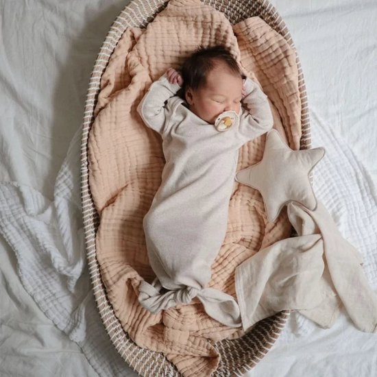 Mushie - Knuffeldoekje Lovey Blanket - Knuffeldoekjes - STAR Natural van Mushie