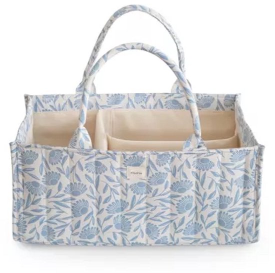 Mushie Luierorganizer - Blauwe Bloemen