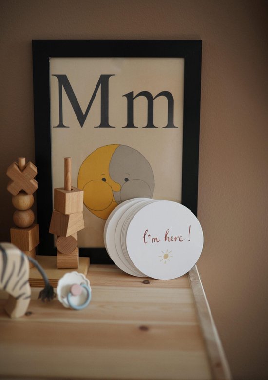 Mushie mijlpaal kaarten | Milestone cards | Geboortekaarten | Kraamcadeau | Geboortecadeau van Mushie