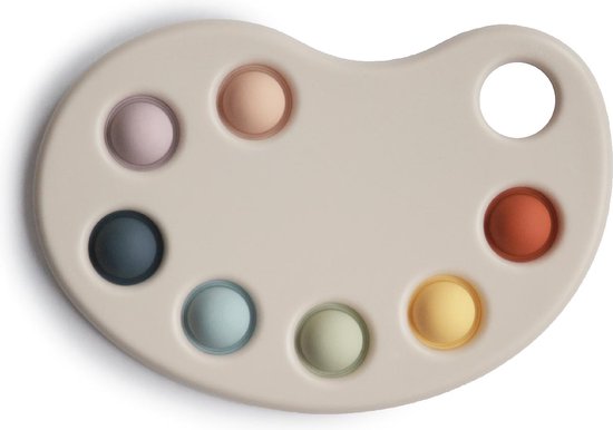 Mushie - Press Toy Paint Palette - Multi van Mushie