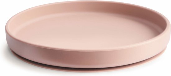 Mushie - Silicone Bord met Zuignap - Borden & kommen - Blush van Mushie
