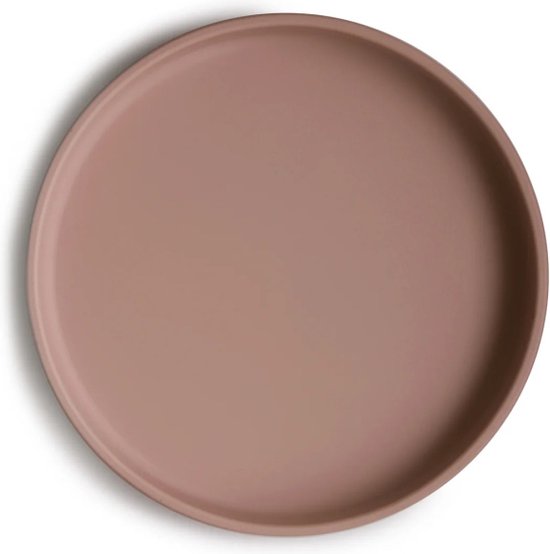 Mushie - Silicone Bord met Zuignap - Borden & kommen - Cloudy Mauve van Mushie