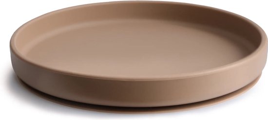 Mushie - Silicone Bord met Zuignap - Borden & kommen - Natural van Mushie