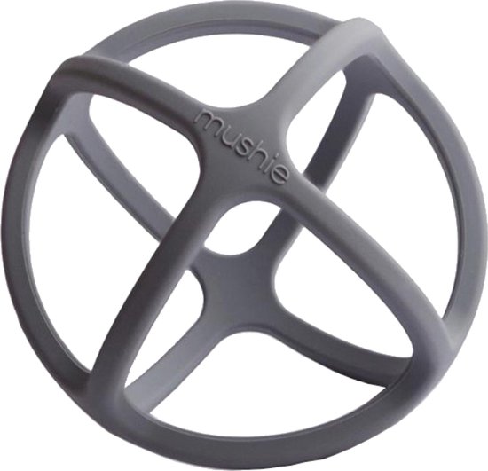 Mushie - Siliconen Bijtring Bal - Bijtringen - Dove Grey van Mushie