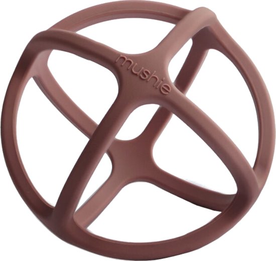 Mushie -  Siliconen Bijtring Bal - Bijtringen - Woodchuck van Mushie