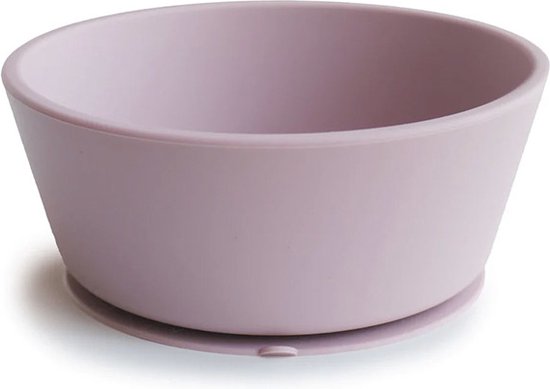 Mushie - Siliconen Kom met Zuignap - Borden & kommen - Soft Lilac van Mushie