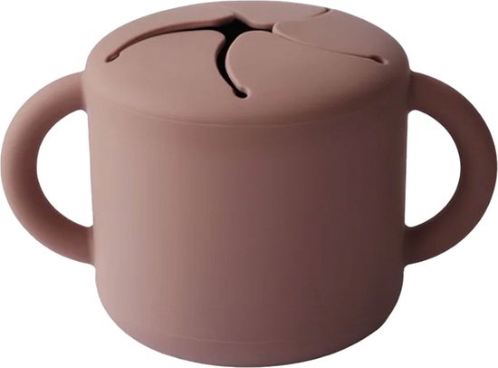Mushie - Siliconen Snack Cup - Snackcups - Shifting Sand van Mushie