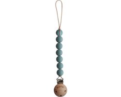 Mushie siliconen speenkoord | Cadet blue | speenketting | pacifier clip | van Mushie