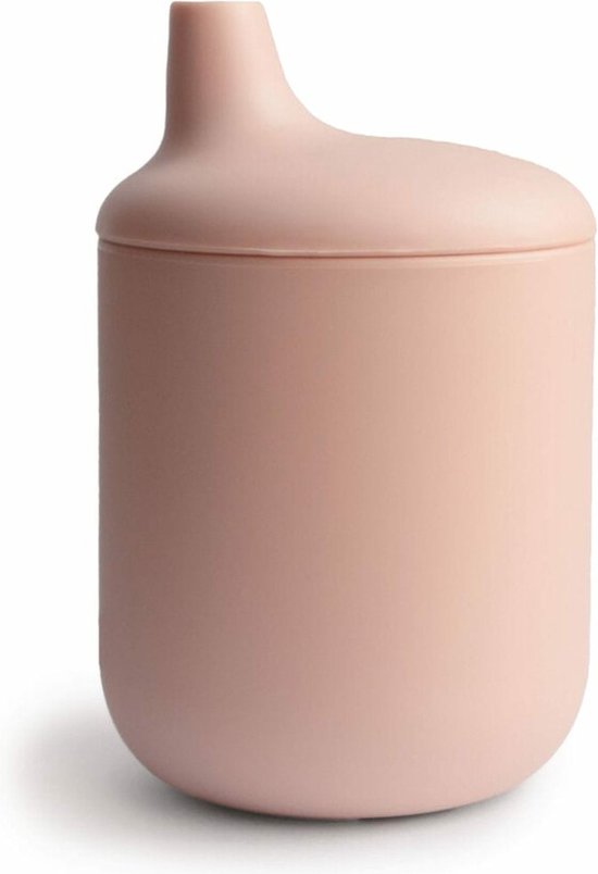 Mushie - Siliconen Tuitbeker - Sippy Cups - Blush van Mushie