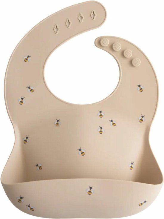 Mushie Slab met Opvangbakje Bee van Mushie