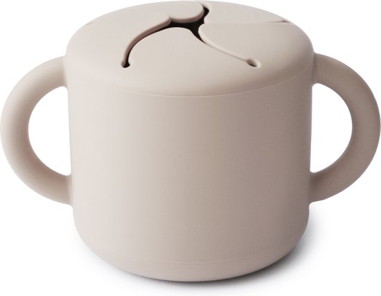 Mushie Snack Cup Ivory van Mushie