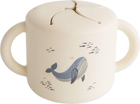 Mushie Snack Cup - Whales