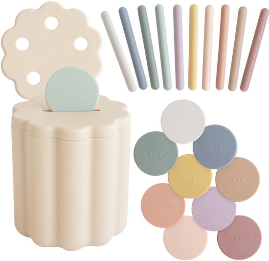 Mushie Sorteerset - Coin & Tube van Mushie