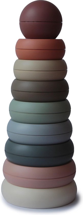 Mushie stacking rings original van Mushie