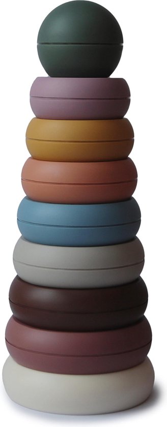 Mushie - Stapeltoren Ringen | Rustic - Stapeltorens van Mushie