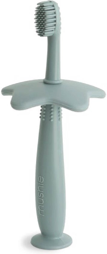 Mushie - Training Tandenborstel - Toothbrushes - Cambridge Blue van Mushie
