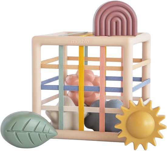 Mushie Vormensorteerder - Elastic - Multi Color van Mushie