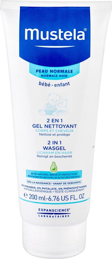 Mustela 2 in 1 Wasgel - 200 ml van Must