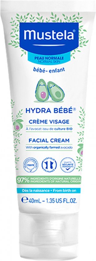 Mustela Baby Gezichtscréme Normale Huid 40 ml van Must