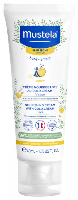 Mustela Baby Gezichtscrème Voedend - 40 ml