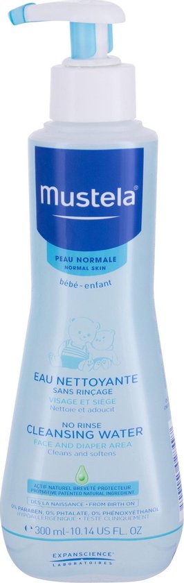 Mustela - Baby Reinigend Water Zonder Spoelen - Normale Huid - 300 ml van Must
