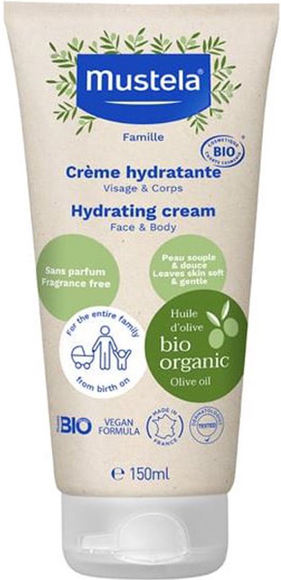 Mustela Bébé Bio Crème Hydratante 150ml van Must