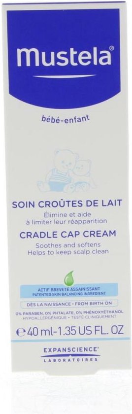 Mustela Bébé Soin Croûtes de Lait - Cradle Cap Cream. van Must