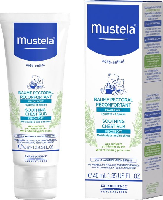Mustela - Bébé Soothing Chest Rub Balm - Pine Essence Balm For A Peaceful Sleep van Must