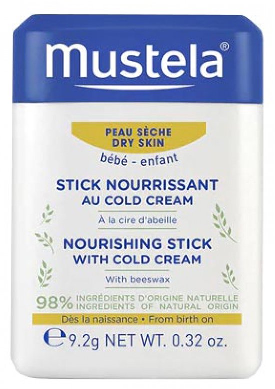 Mustela Cold Cream Voedende Stick 9,2 g van Merkloos
