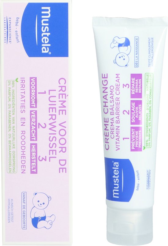 Mustela Creme Change Vitamin Barrier Cream van Must
