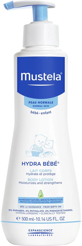 Mustela Hydra Bébé Lichaamsmelk met BIO avocado -500ml -normale huid- baby van Must