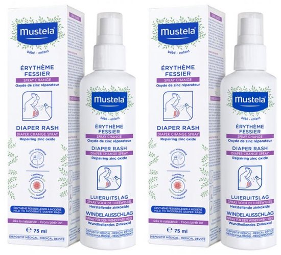 Mustela Luieruitslag Spray 75 ml van Merkloos