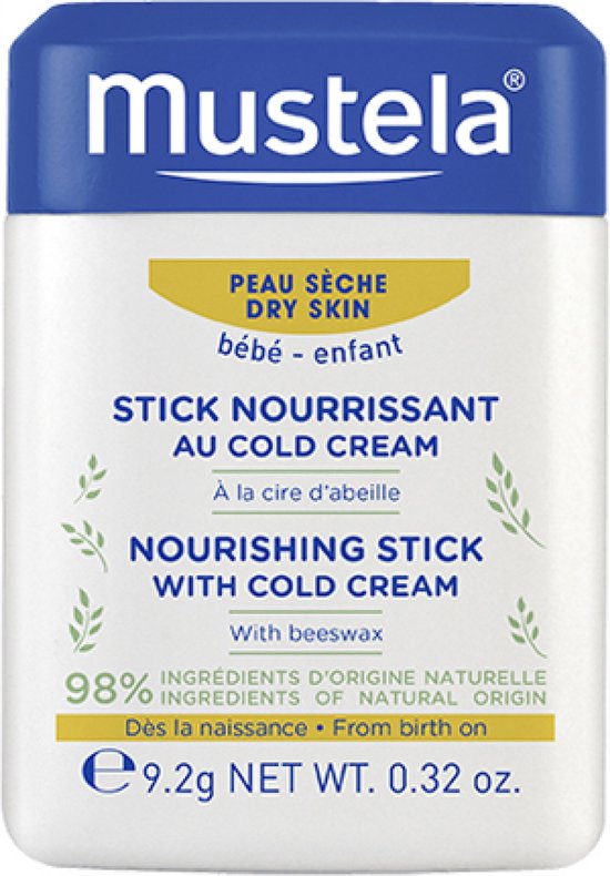 Mustela Nourishing Stick With Cold Cream - 9,2 g van Must