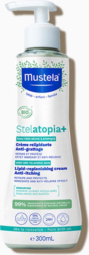 Mustela Pa Stelatopia+ Herstellende Creme Anti jeuk 300ml van Must