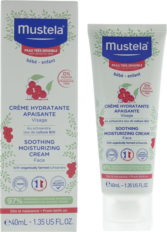 Mustela - Pts Hydraterende Verzachtende Creme - 40ml van Must