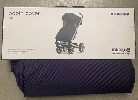 Mutsy booth cover exo purple-black - 8718213009315 van Mutsy