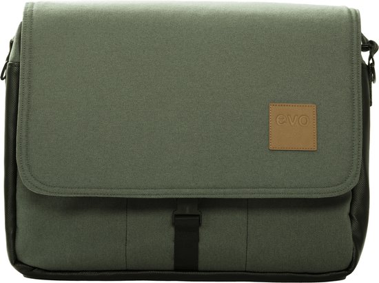 Mutsy Evo Kinderwagen Luiertas - Verstelbare Hengsels - Inclusief Verschoningsmatje - Discovery Moss van Mutsy