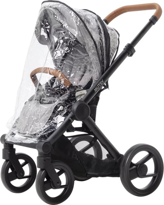 Mutsy Evo Regenhoes Kinderwagen - Bescherming tegen Regen, Wind en Lichte Sneeuw - Ademend en Duurzaam van Mutsy
