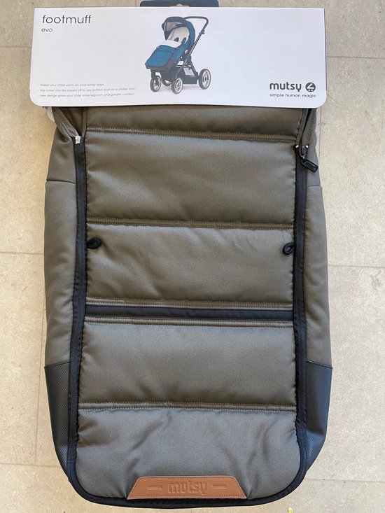Mutsy - Evo - Voetenzak - Olive Green van Mutsy