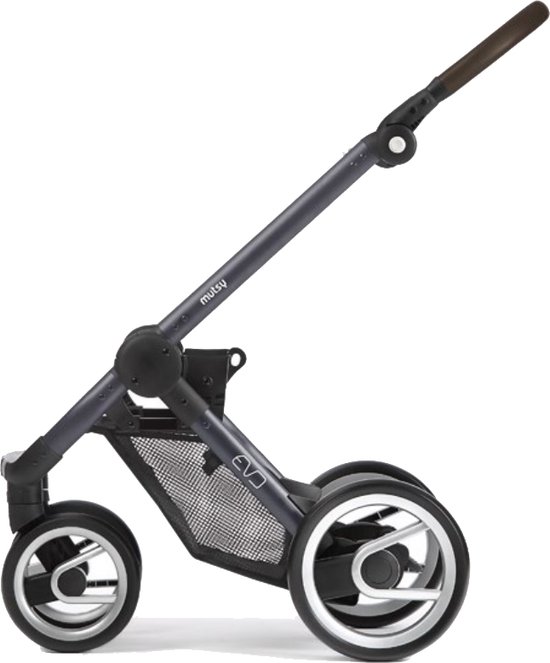 MUTSY - EVO - Wandelwagen - Farmer Dark Grey onderstel & Buggy Farmer Mist & Olive Reiswieg van Mutsy