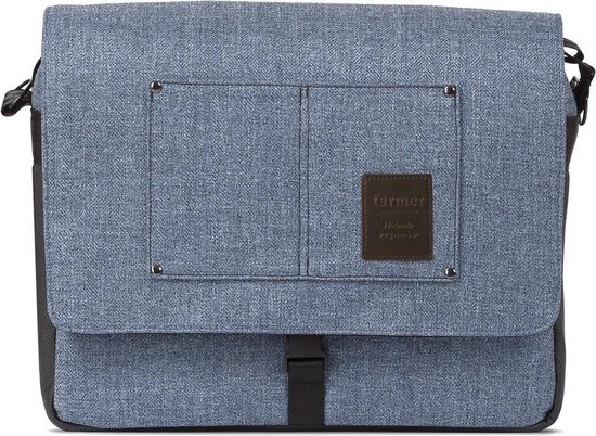 Mutsy Igo Farmer Verzorgingstas Fishbone Blue Sky van Mutsy