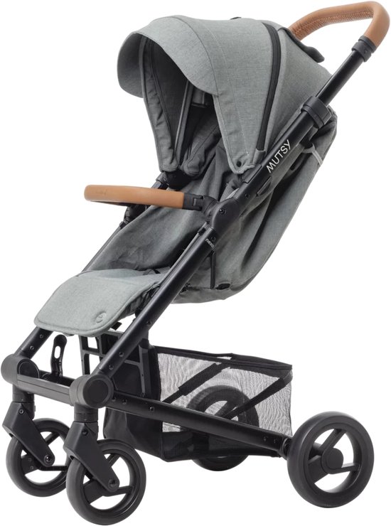 Mutsy Nexo Kinderwagen - Luxe Buggy - Snel Opvouwsysteem - Lichtgewicht Frame - Moss Grey van Mutsy