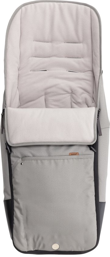 Mutsy Nexo Plus Kinderwagen Voetenzak - Verstelbare Maat - Gevoerd met Fleece - Concrete