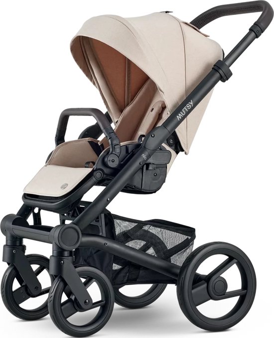 Mutsy Nio 3-in-1 Kinderwagen - Snel Opvouwsysteem - Lichtgewicht Frame - Cosmic Sand van Mutsy