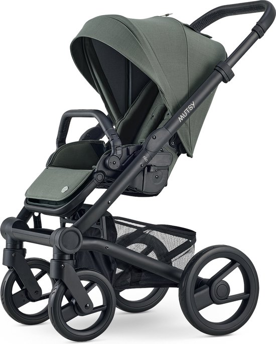 Mutsy Nio 3-in-1 Kinderwagen - Snel Opvouwsysteem - Lichtgewicht Frame - Sea Green van Mutsy