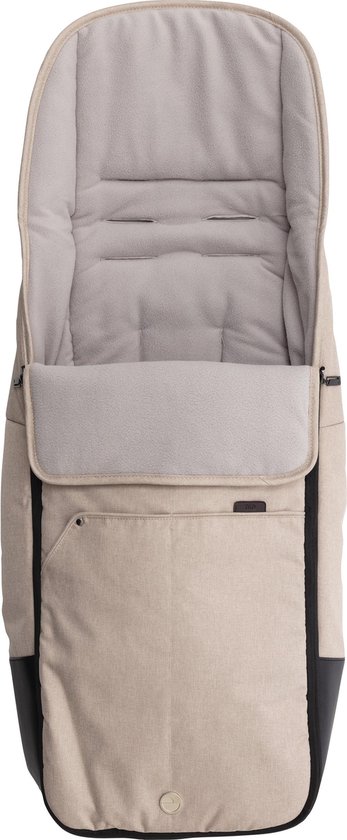 Mutsy Nio Kinderwagen Voetenzak - Verstelbare Maat - Gevoerd met Fleece - Cosmic Sand van Merkloos