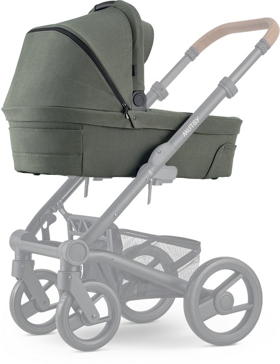 Mutsy Nio Reiswieg - Inklapbaar - Ventilerende Kap - Geïntegreerd Zonnescherm - Sea Green van Mutsy