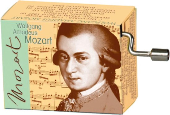 Muziekdoosje componisten Mozart kleine Nachtmusik van Fridolin