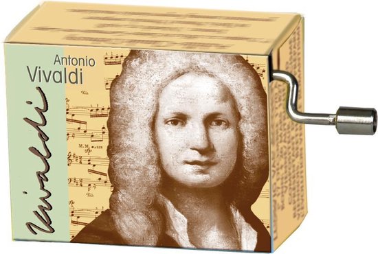 Muziekdoosje componisten Vivaldi melodie Spring van $