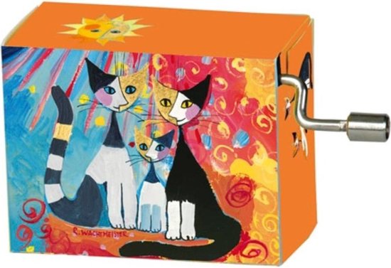 Muziekdoosje kunstenaars Rosina Wachtmeister Family we want to be together met melodie Für Elise van Beethoven van Goebel